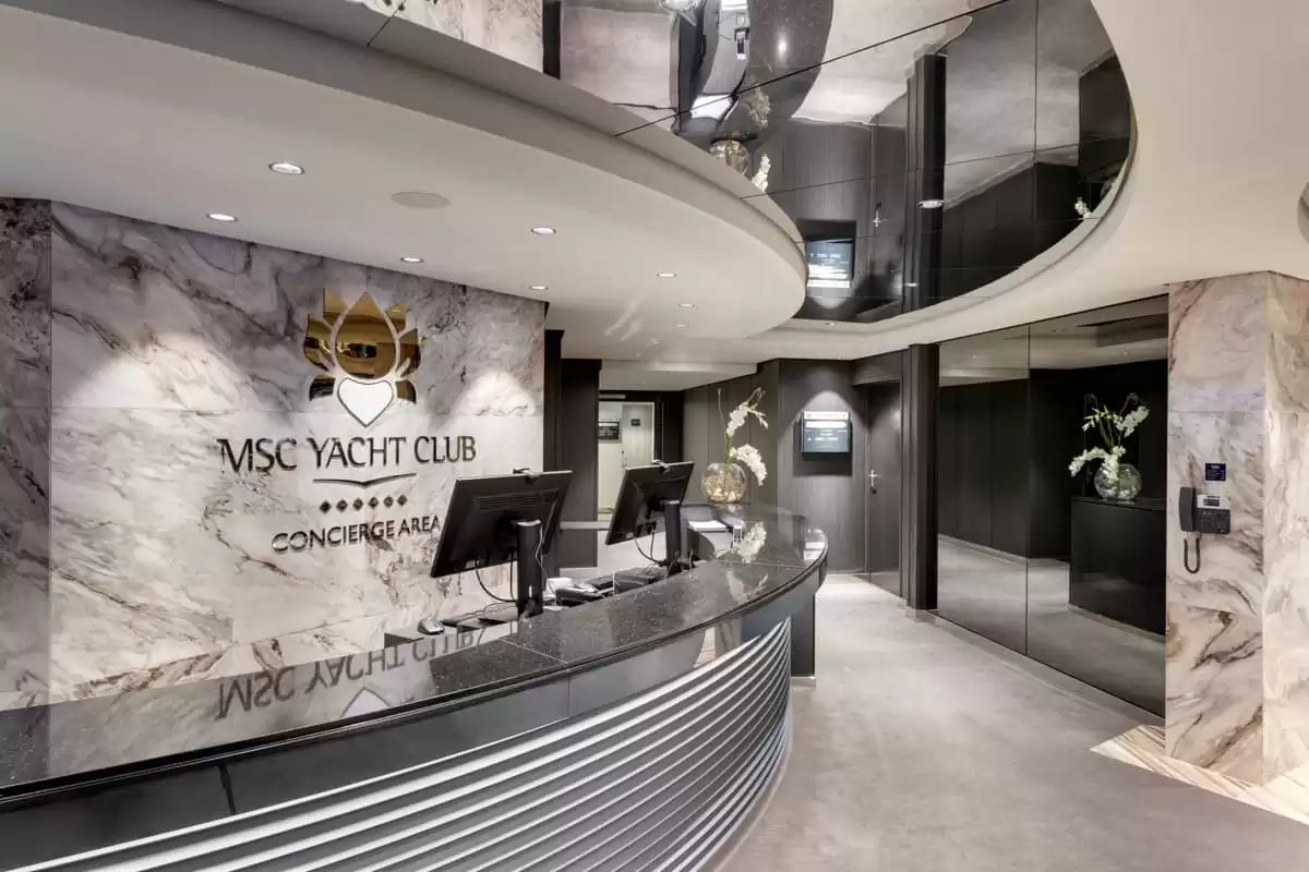 le MSC Grandiosa :  cabine 45