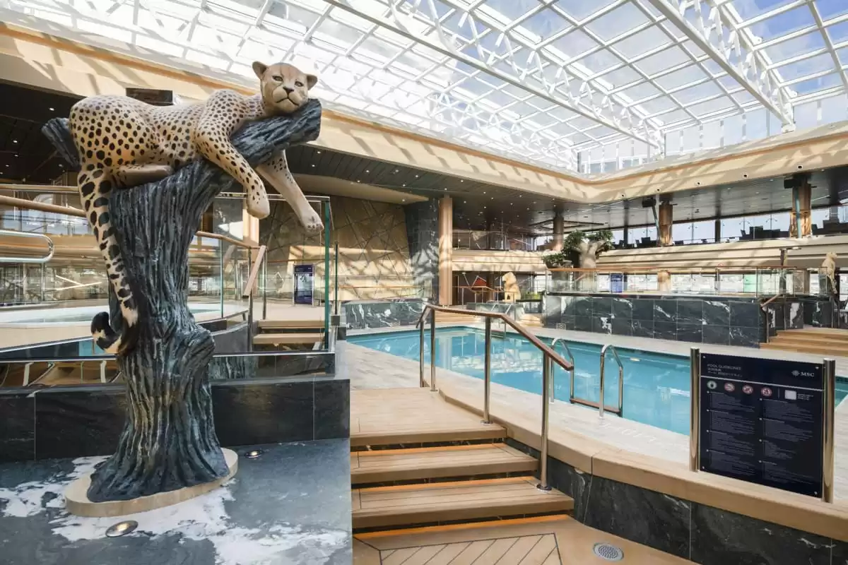 le MSC Grandiosa :  cabine 60