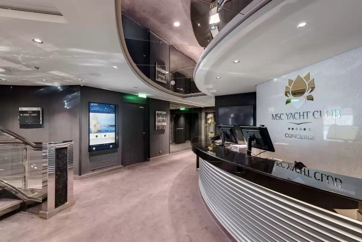 le MSC Meraviglia :  cabine 72