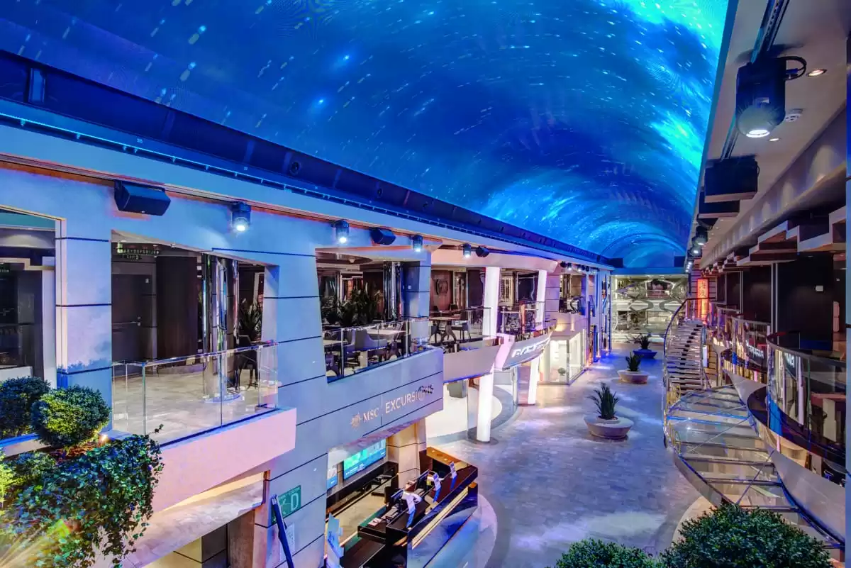 le MSC Meraviglia :  cabine 89