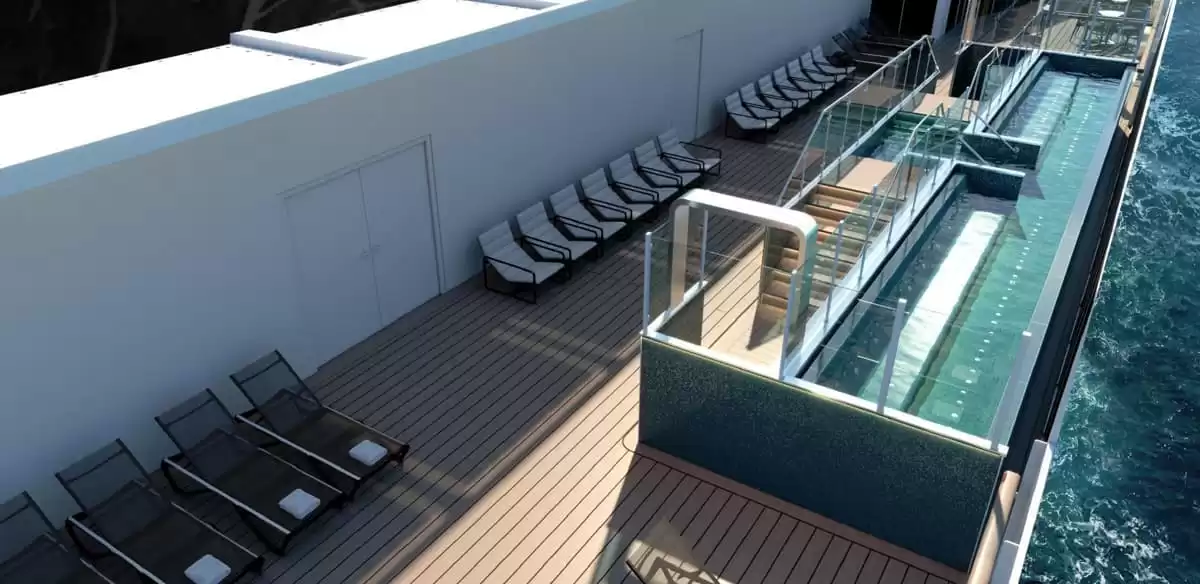 le MSC Seashore :  cabine 32