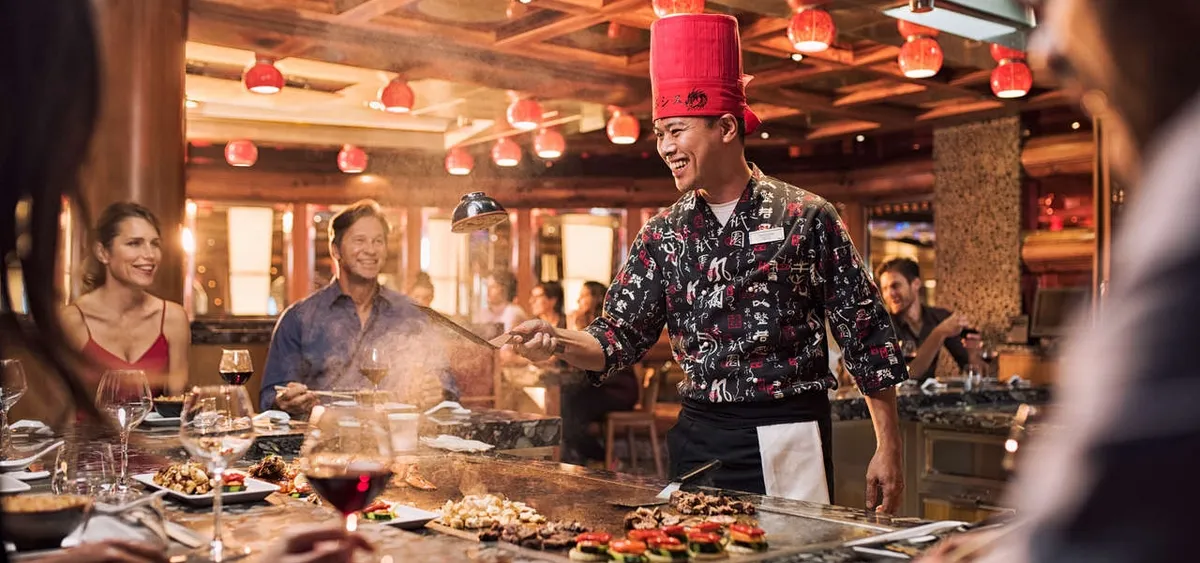 2- RESTAURANT TEPPANYAKI <br> L’ART DU GRILL JAPONAIS EN DIRECT