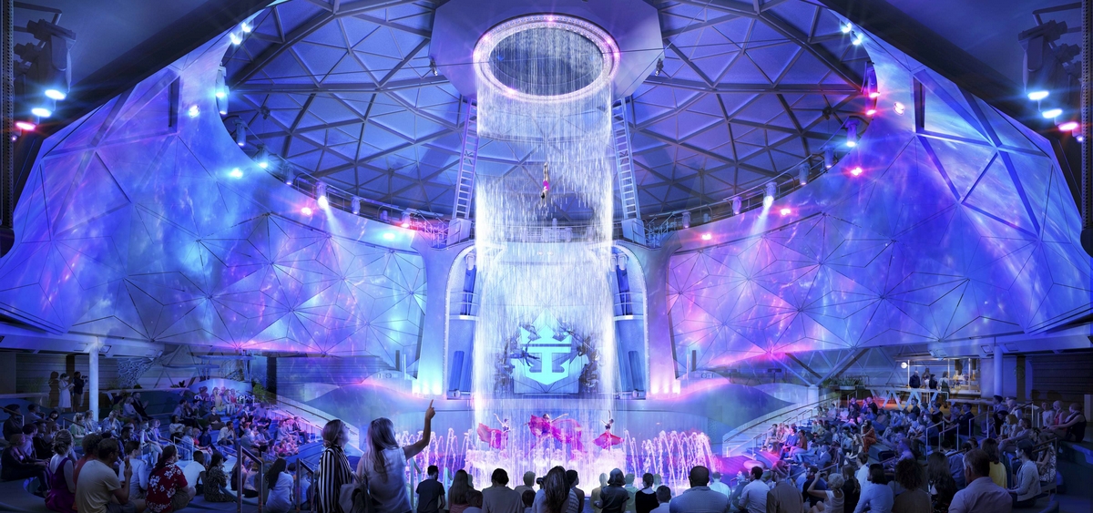 4- AQUADOME<br>SHOWS AQUATIQUES SPECTACULAIRES À BORD