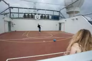 Terrain de basketball