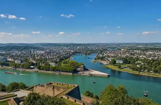 Depuis la forteresse d’Ehrenbreitstein