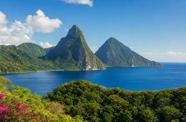 Les Pitons à Sainte-Lucie