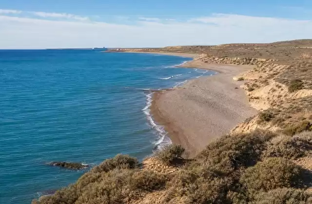 Depuis la Péninsule Valdés