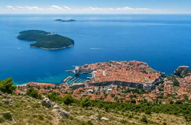 Depuis le mont Srđ
