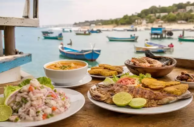 Sur la côte de Manabí