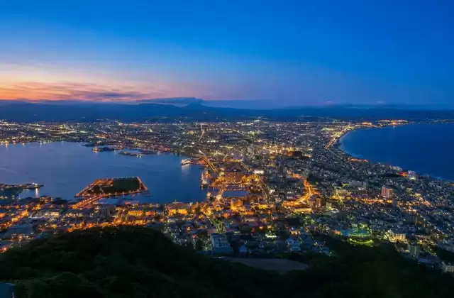 Depuis le mont Hakodate
