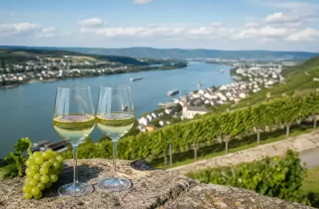 Dégustation de Riesling à Rüdesheim