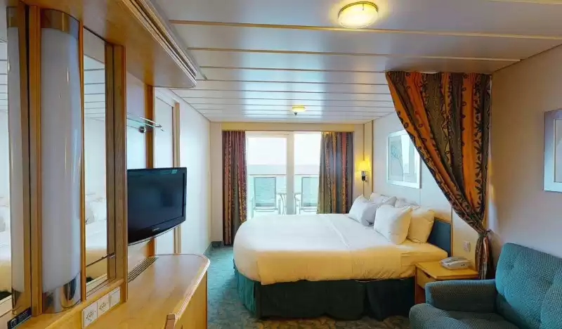 Cabine avec vue sur la mer et balcon