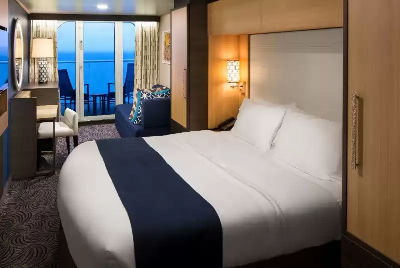 Cabine avec vue sur la mer et balcon