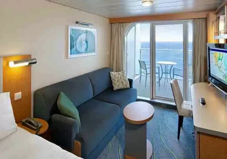 Cabine avec vue sur la mer et balcon