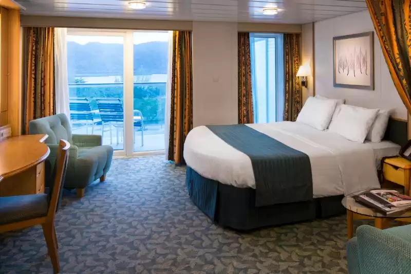 Cabine avec vue sur la mer et balcon
